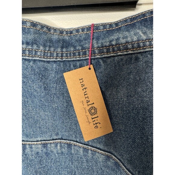 NATURAL LIFE Indigo Panel Maxi Skirt - Picture 2 of 5